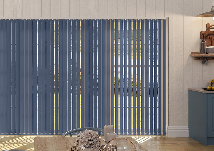 Trinity (Blackout), Prussian Blue - Vertical Blind - Image 3